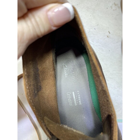 Clarks Mens Bushacre 2 Ankle Chukka Boots Brown Lace Up Round Toe 9M - Picture 8 of 11